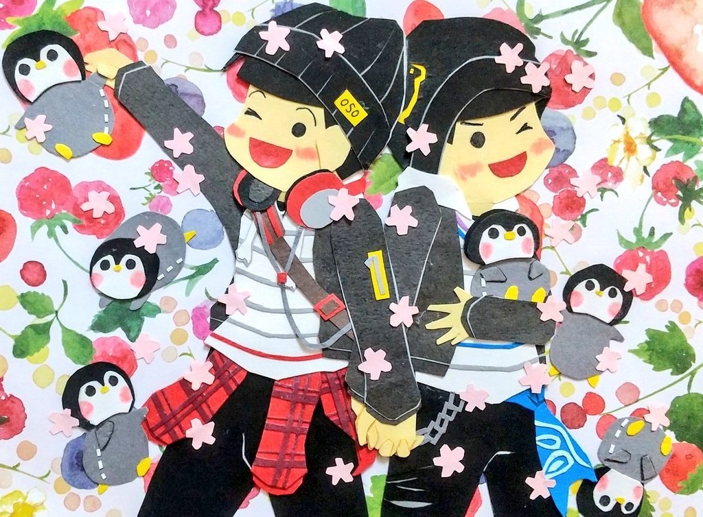 【色紙人形】おそカラ