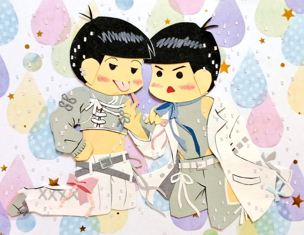 【色紙人形】おそカラ