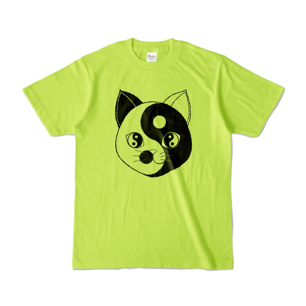 Yin and Nyang Tシャツ ライトグリーン (淡色)