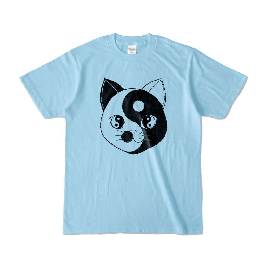 Yin and Nyang Tシャツ　ライトブルー (淡色)