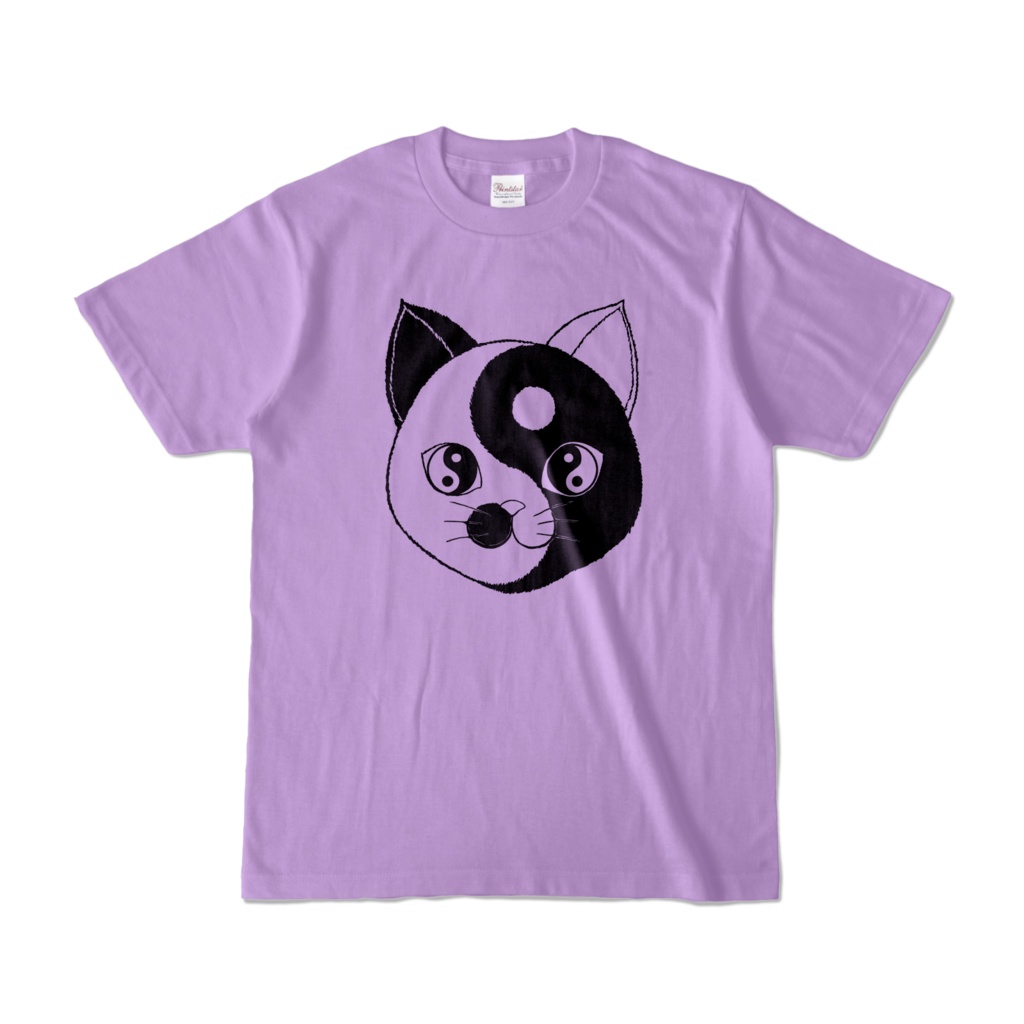 Yin and Nyang Tシャツ　ライトパープル (淡色)