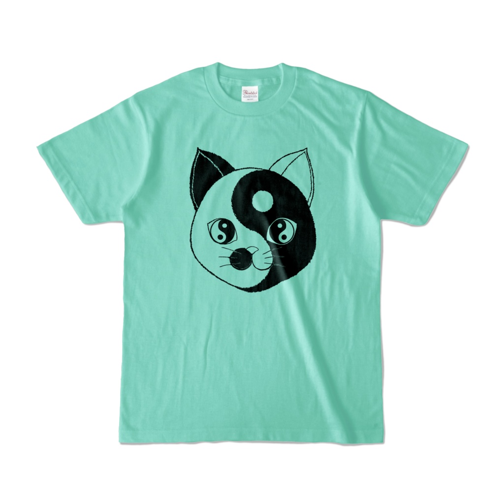 Yin and Nyang Tシャツ　アイスグリーン (淡色)