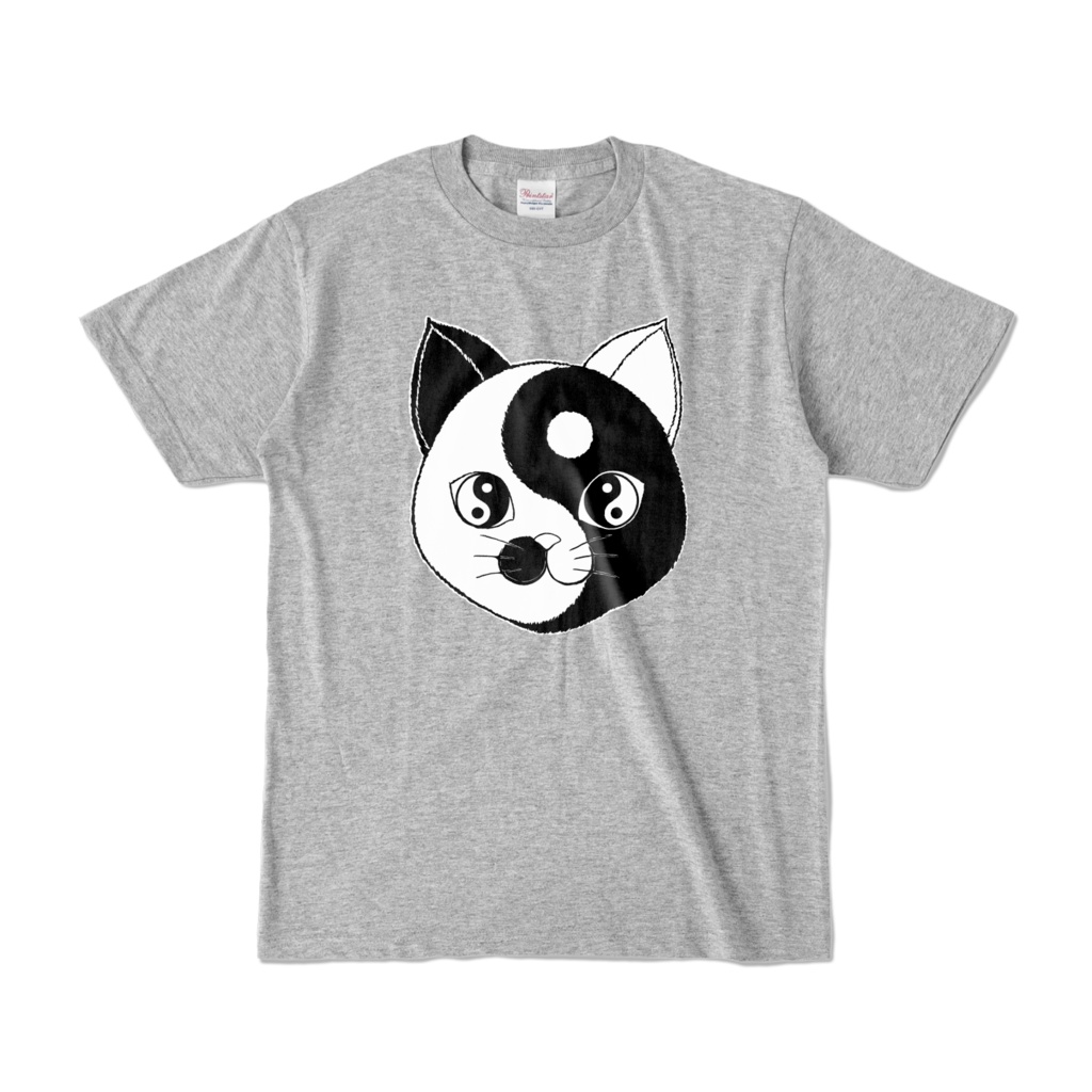 Yin and Nyang Tシャツ 杢グレー (濃色)