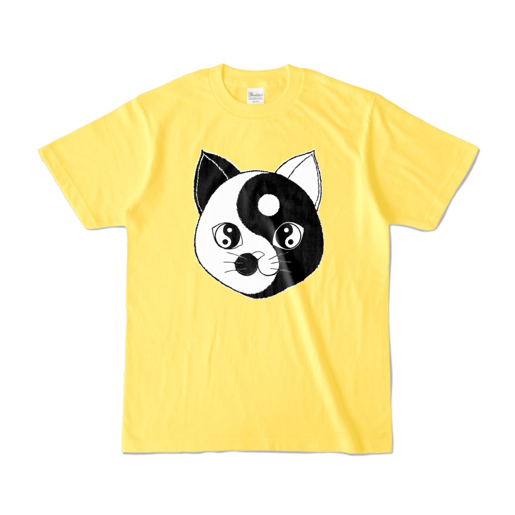 Yin and Nyang Tシャツ　イエロー (濃色)