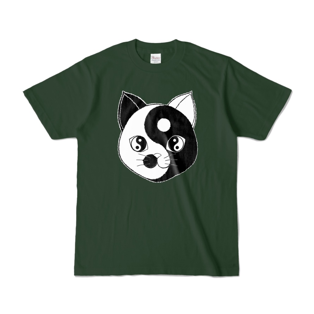 Yin and Nyang Tシャツ　フォレスト (濃色)