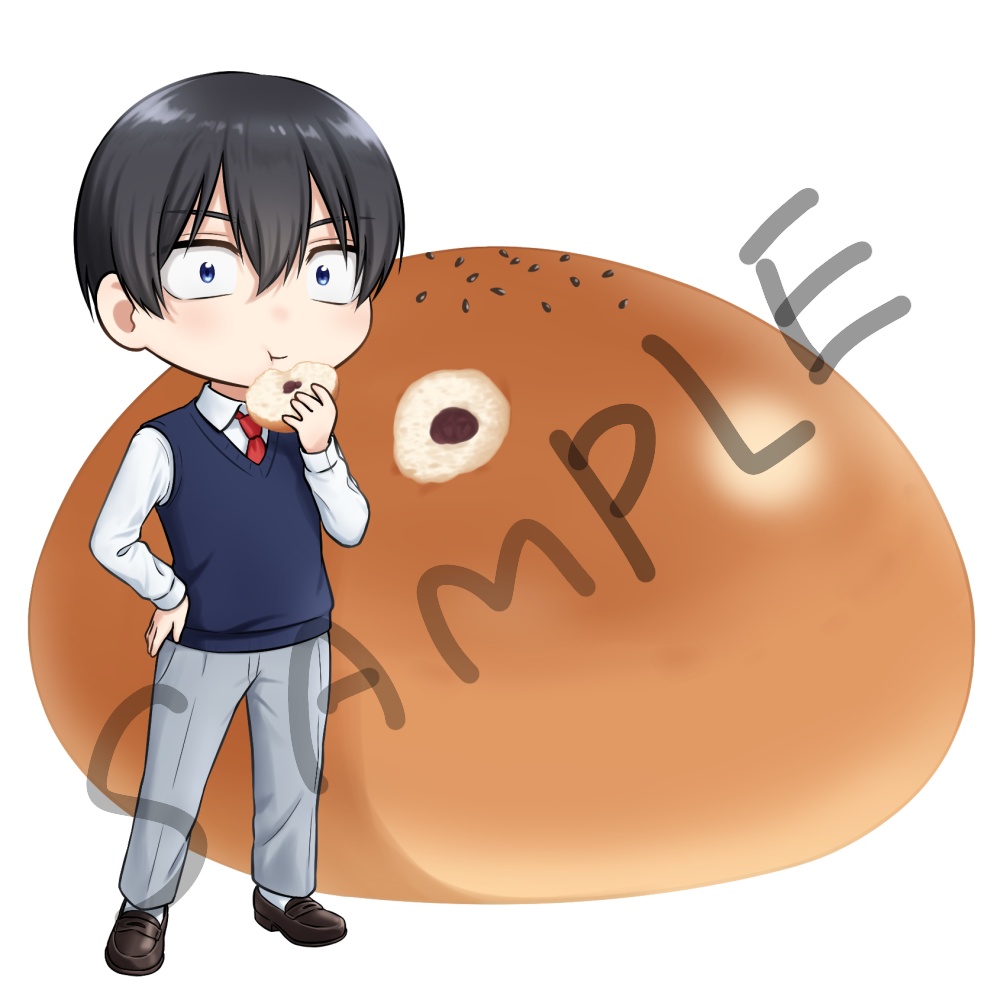 漫研部と好きな食べ物アクキー