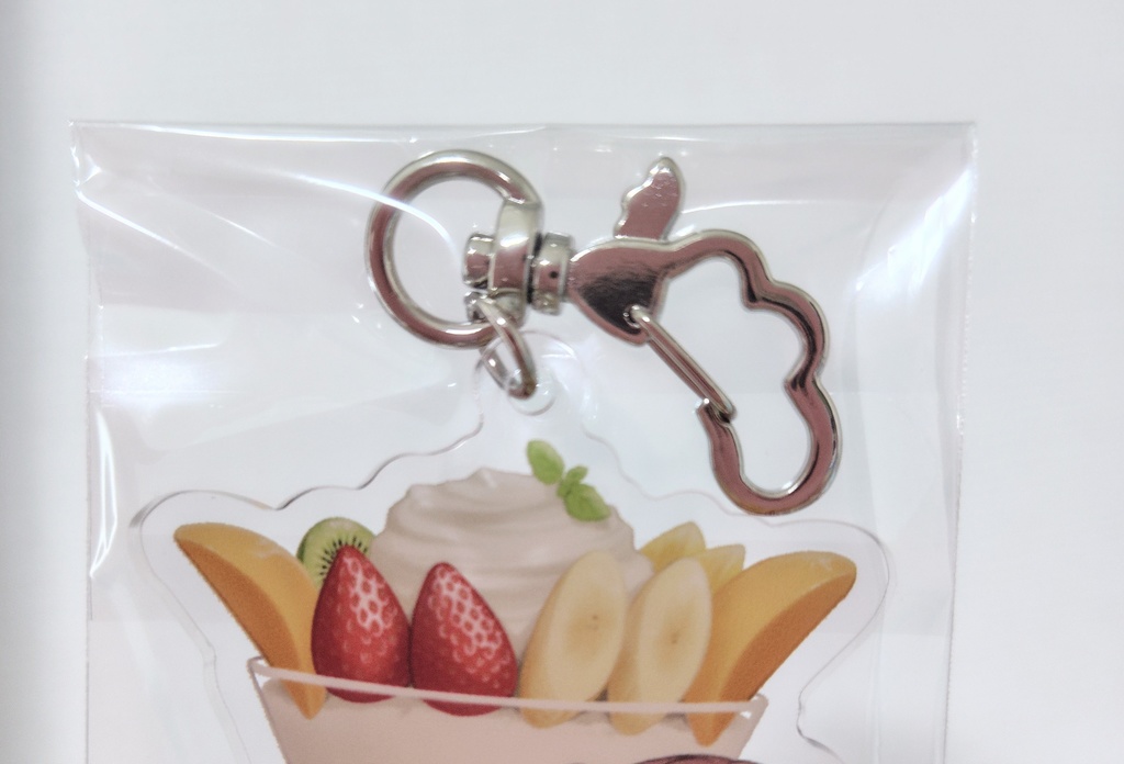 漫研部と好きな食べ物アクキー