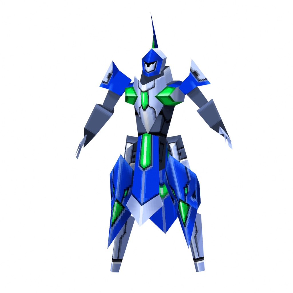 ローポリオリジナルロボット「スフィーダント」