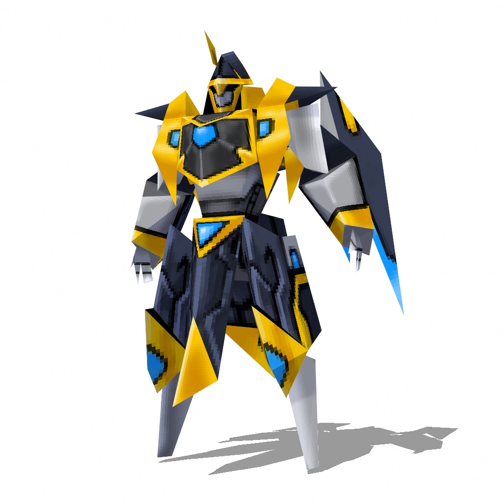 ローポリオリジナルロボット「M・A・D」