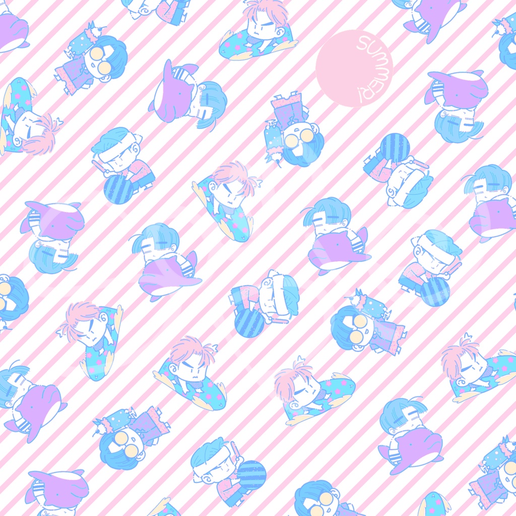 SUMMERハンカチタオル