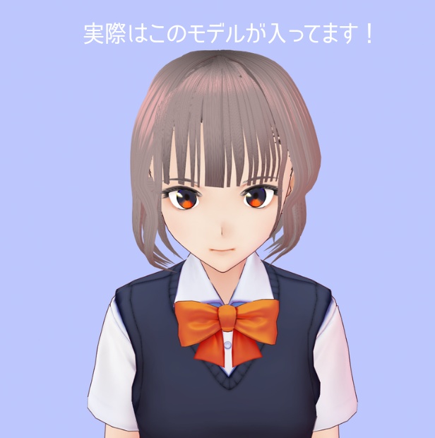 シースルーバング【VRoidヘアプリセット】