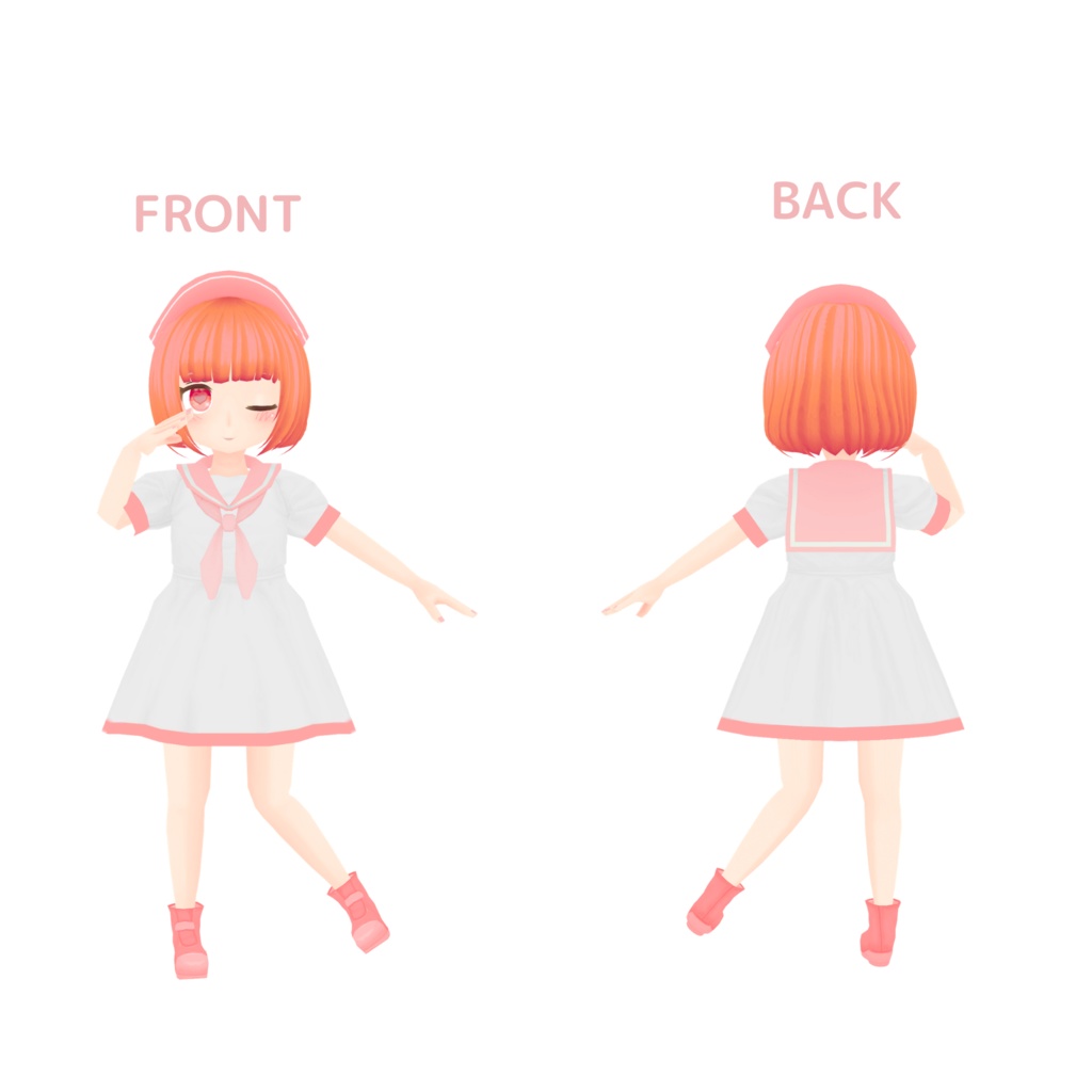 【VRMキャラ】春之レイラ【セシル変身製】