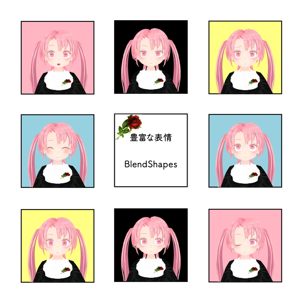 【3Dモデル】プルーニャ【VRC・Cluster対応】