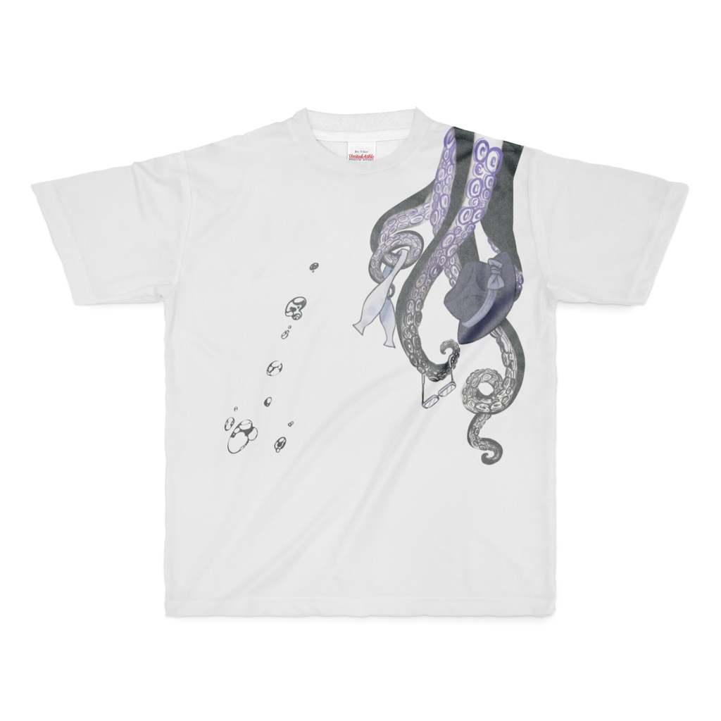 紳士な蛸足Tシャツ