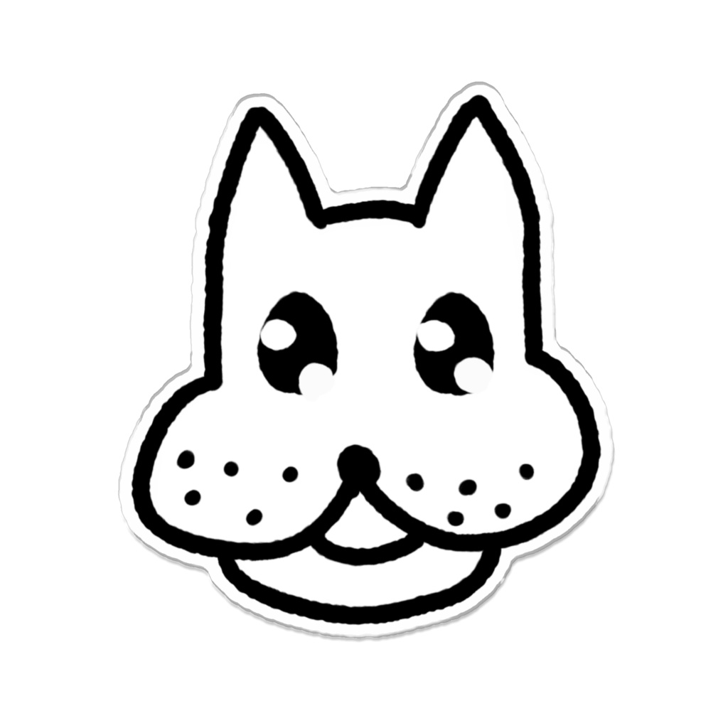 ねこちゃん・イッヌアクリルバッジ