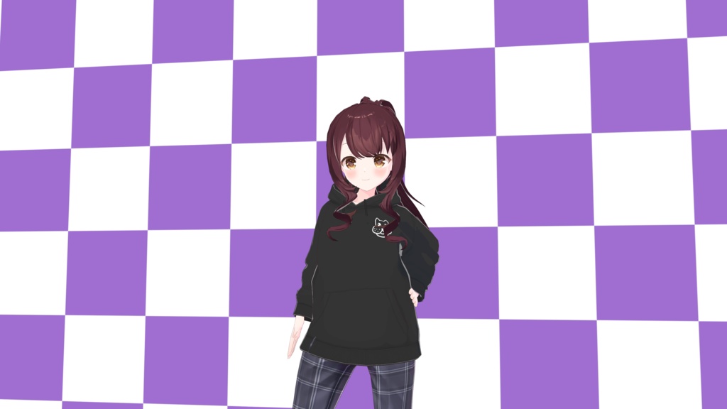 【無料】2024年求名ゆくる誕生日記念ねこちゃん・イッヌパーカー【VRoid】