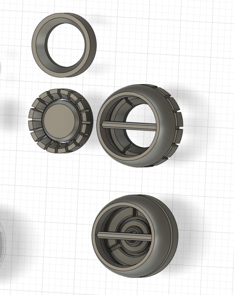 ディテールアップパーツ 丸セット4