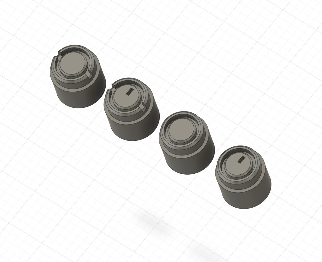 ディテールアップパーツ 丸セット9(クリアー版)