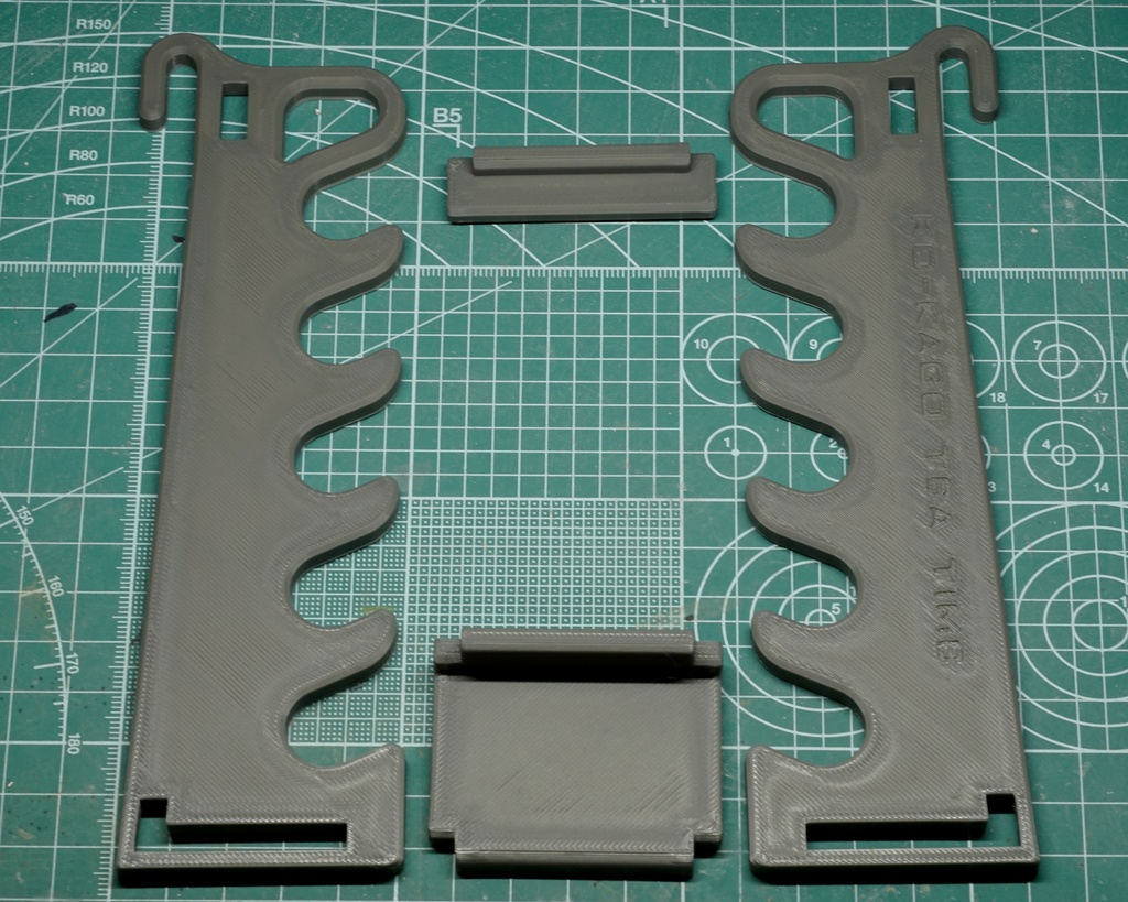 硬化後ピンバイススタンド