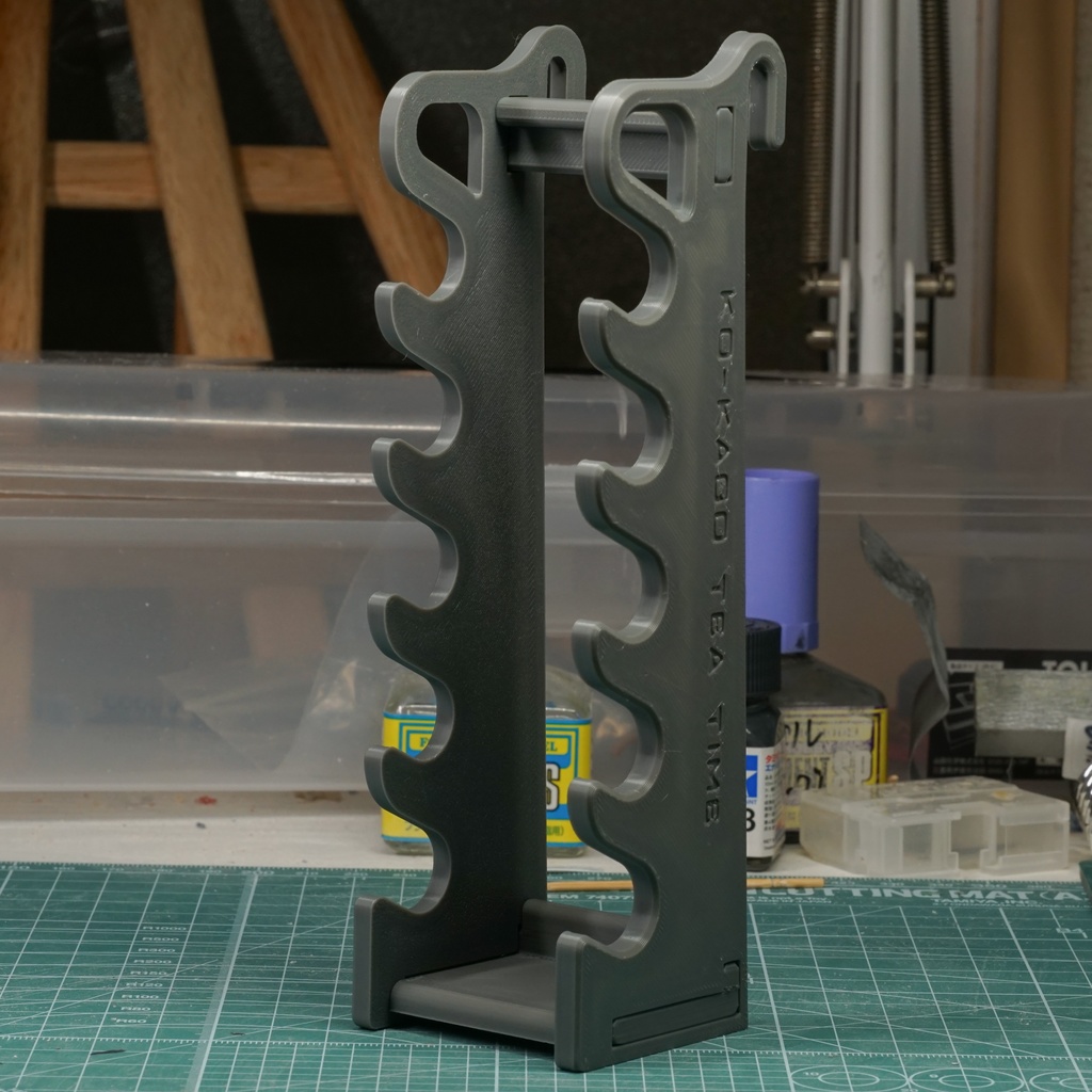 硬化後ピンバイススタンド