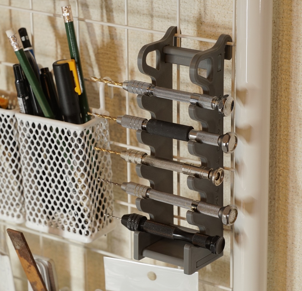 硬化後ピンバイススタンド