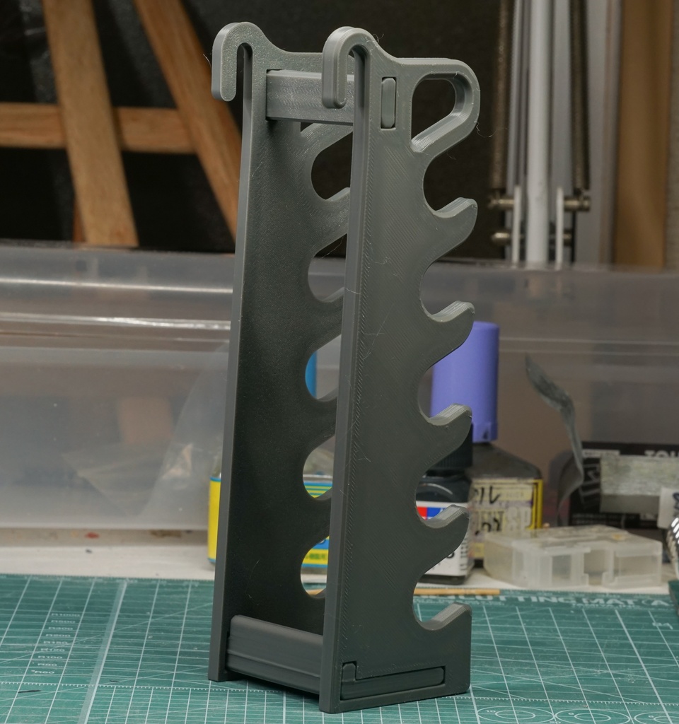 硬化後ピンバイススタンド