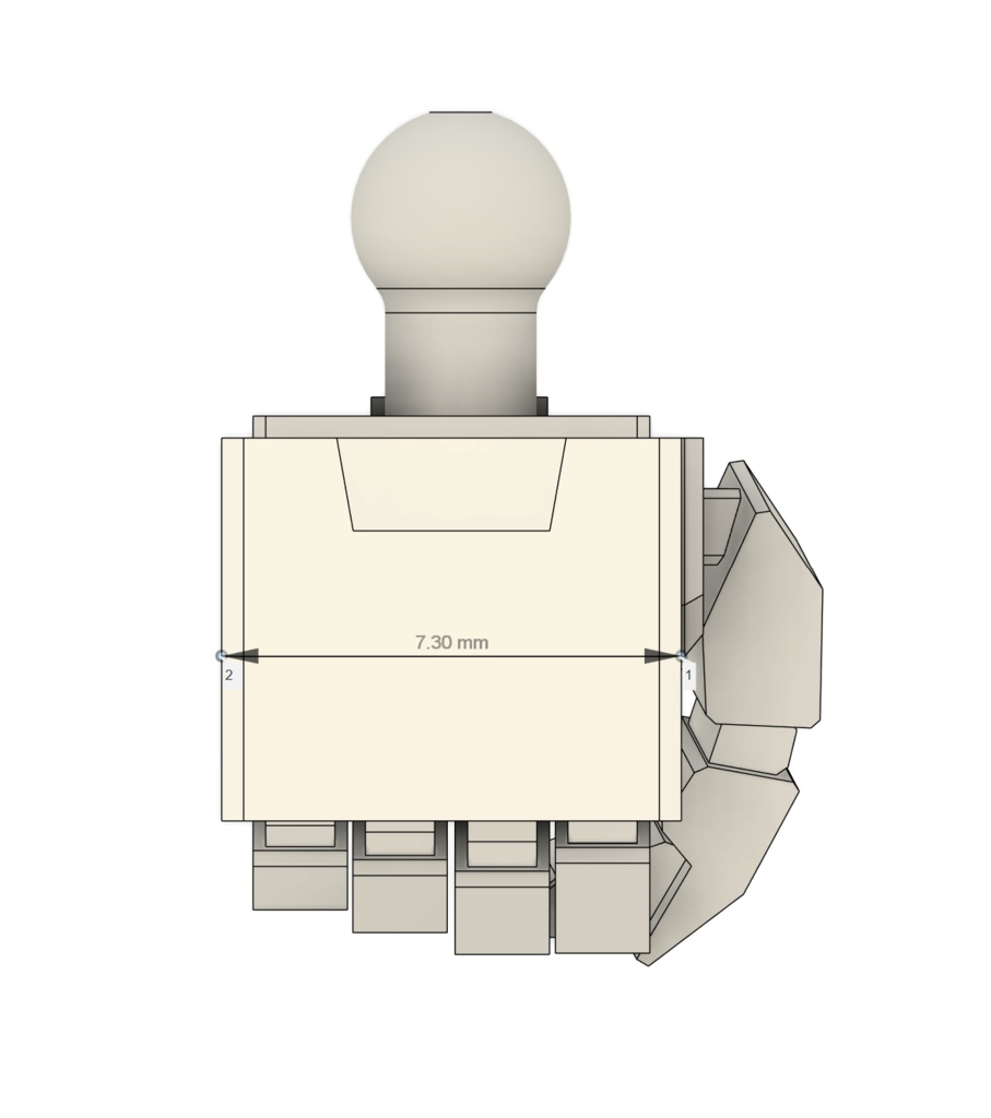 硬化後ハンド1 (握り拳)