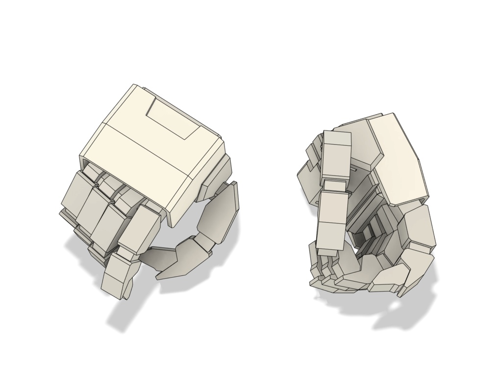硬化後ハンド1(銃持ち手)