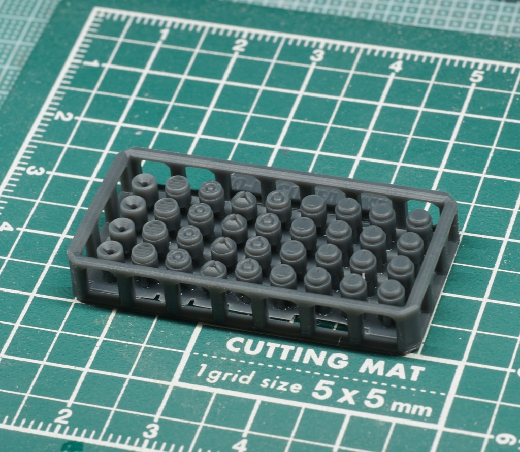 ディテールアップパーツ　丸アソート1