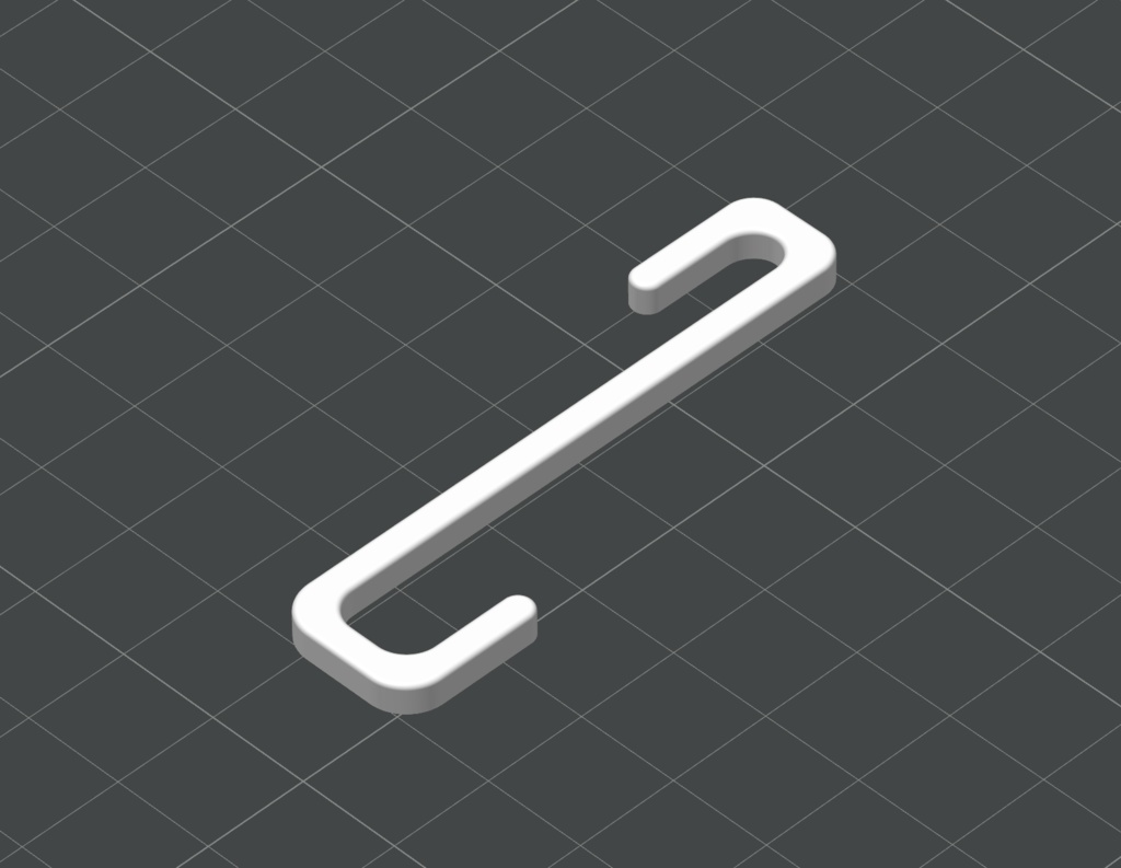 無料　ワイヤーネット用フック(3Dデータ STL)