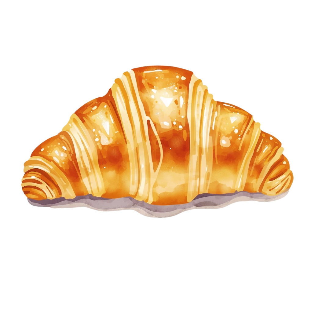 水彩タッチのカフェ風の可愛いクリップアート13点セット