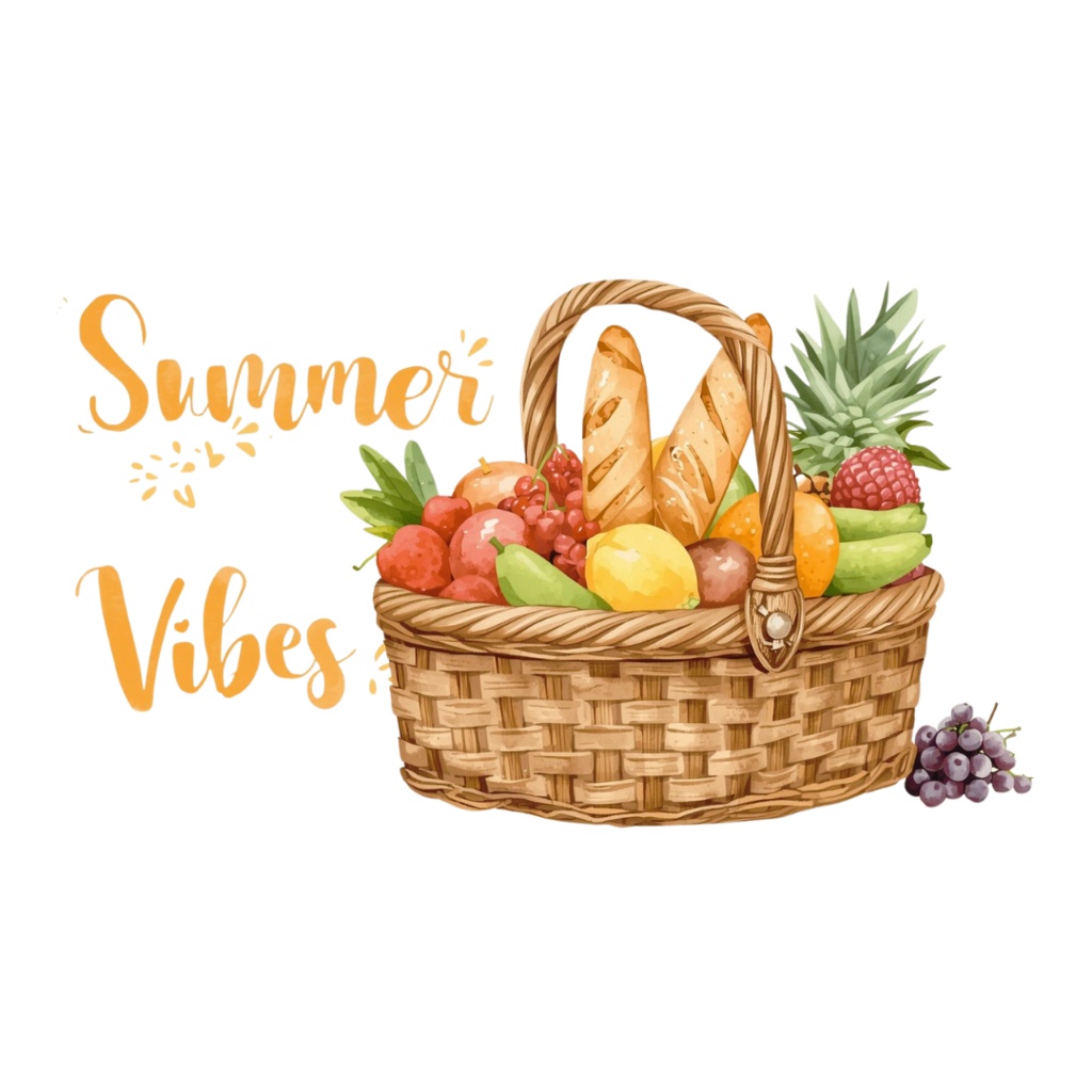 水彩タッチの ナチュラルな女の子をモチーフ、カフェ風クリップアート38点セット