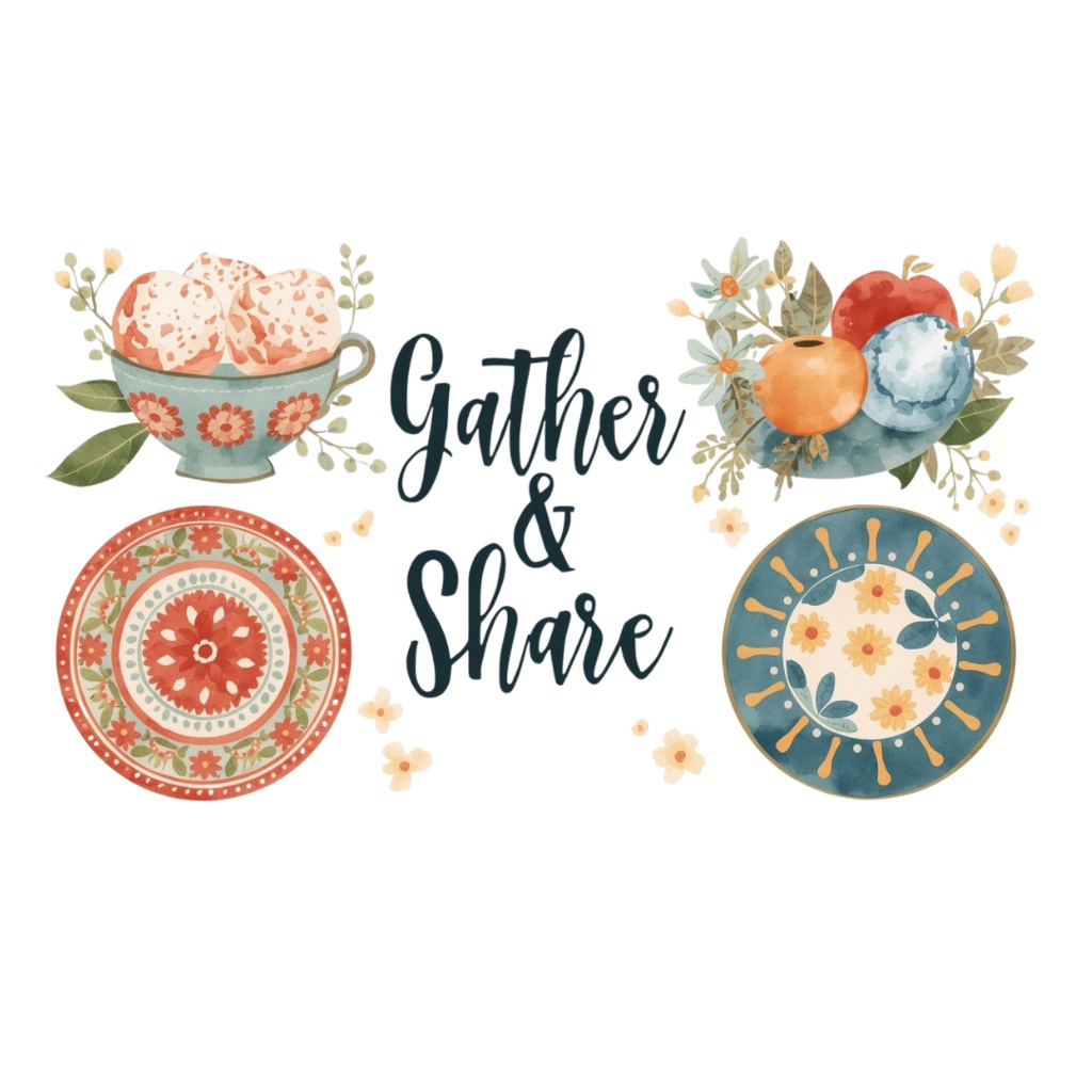 水彩タッチの ナチュラルな女の子をモチーフ、カフェ風クリップアート38点セット