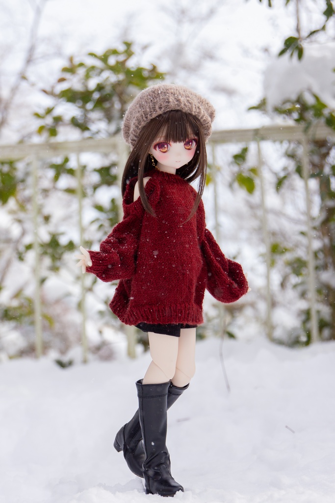 MDD ショルダーカットミニワンピ