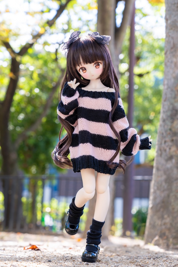 MDD ワンピ　濃ピンク