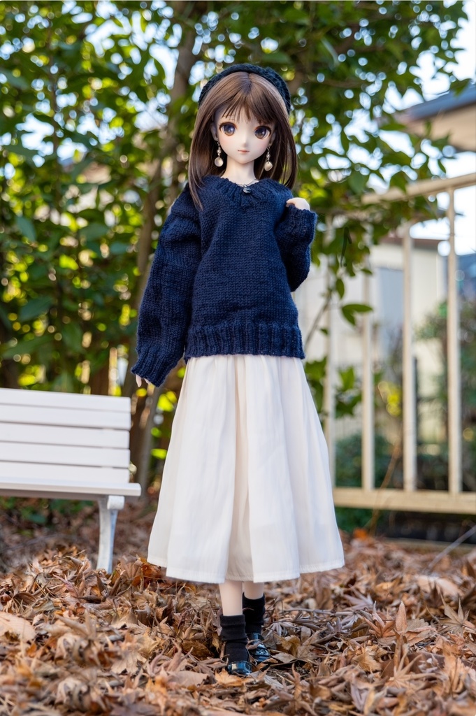 DD Ｖネック　ネイビー
