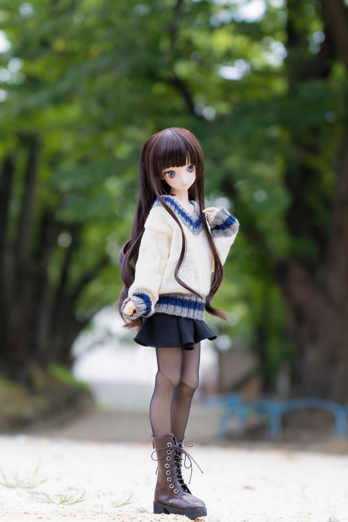 DD Ｖネック　トライカラー