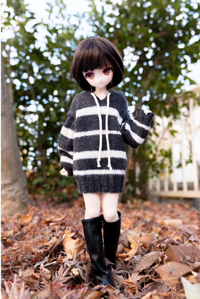 MDD パーカー　ボーダー