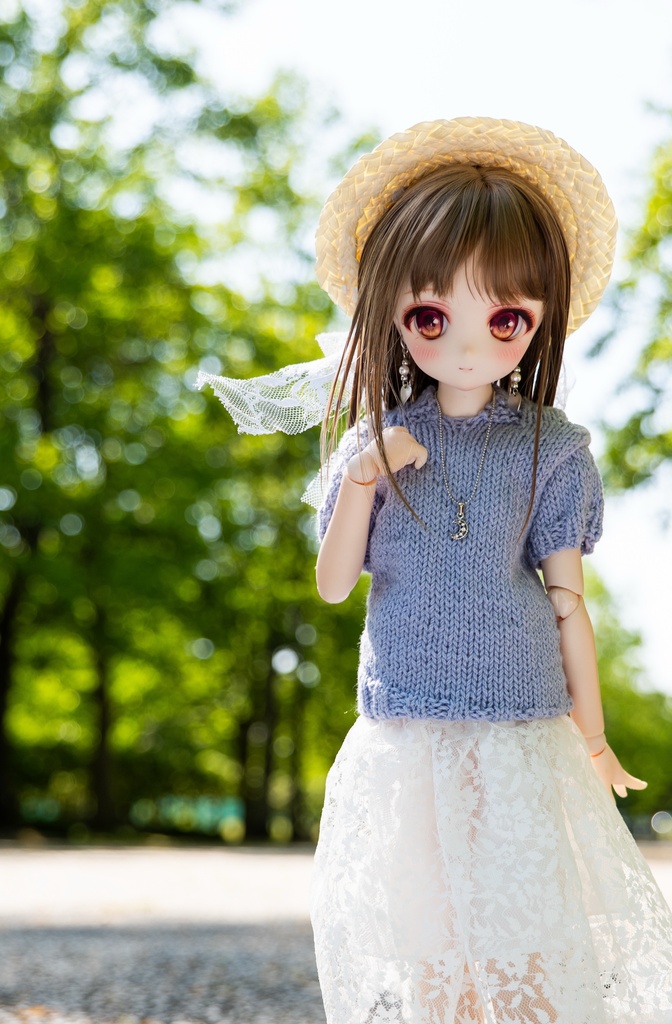 MDD コットンパーカー　ラベンダー