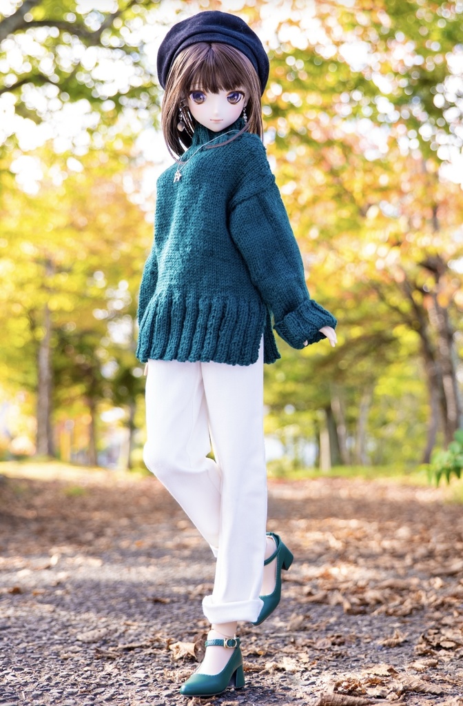 DD  ハイネック　ダークグリーン