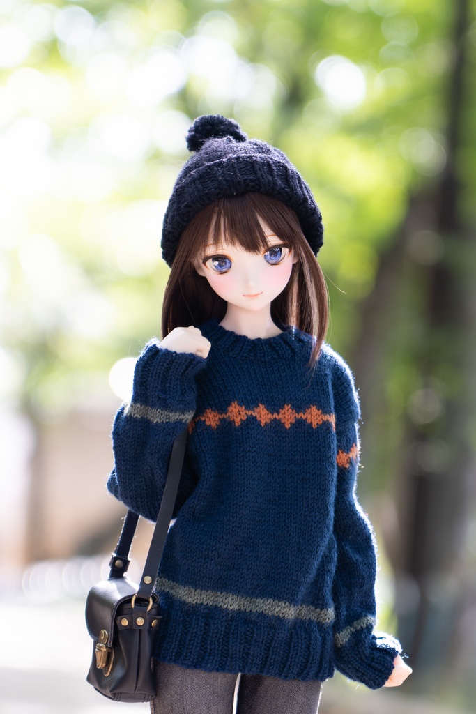 DD  ニット　ネイビー