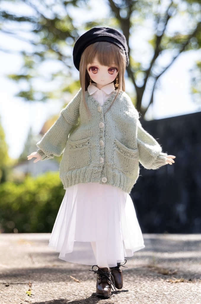 MDD ポケット付きカーデ