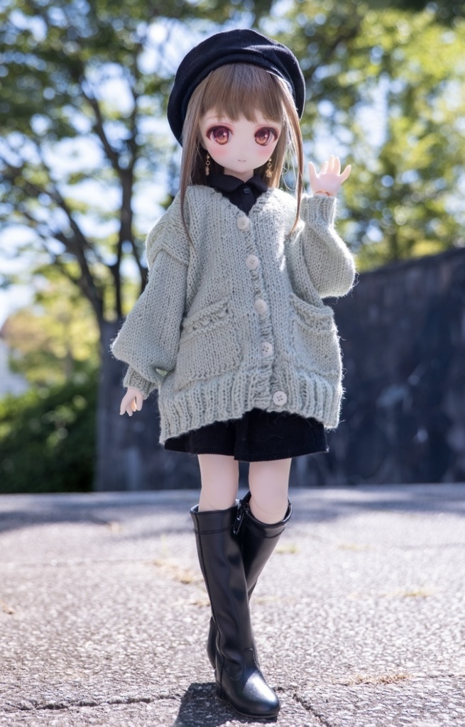 MDD ポケット付きカーデ