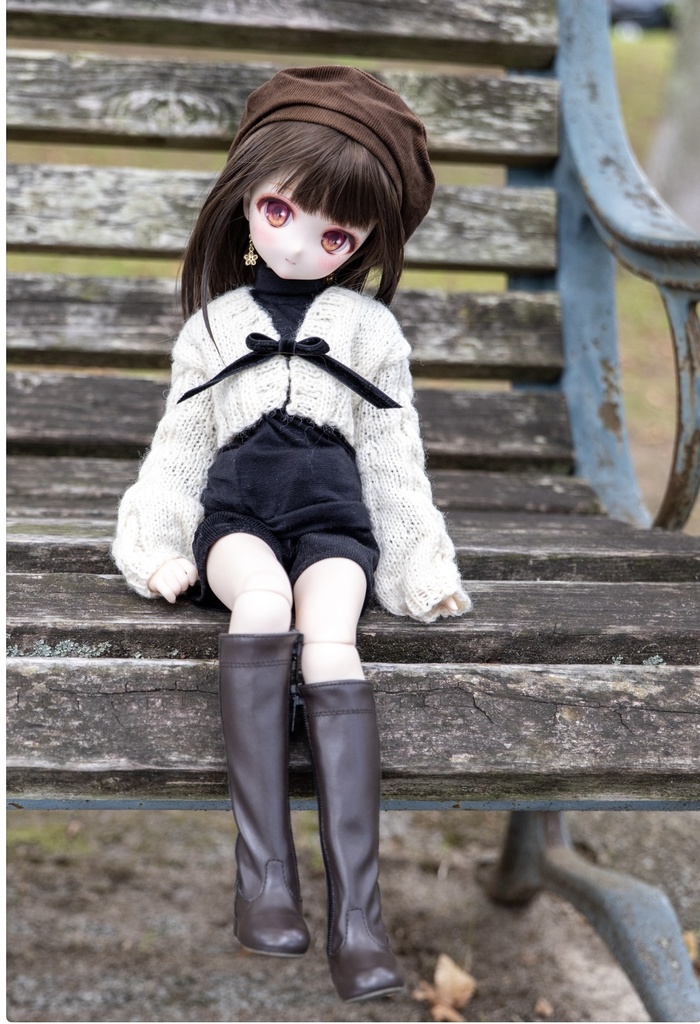 MDD ボレロ風ショートカーデ(リボンセット)