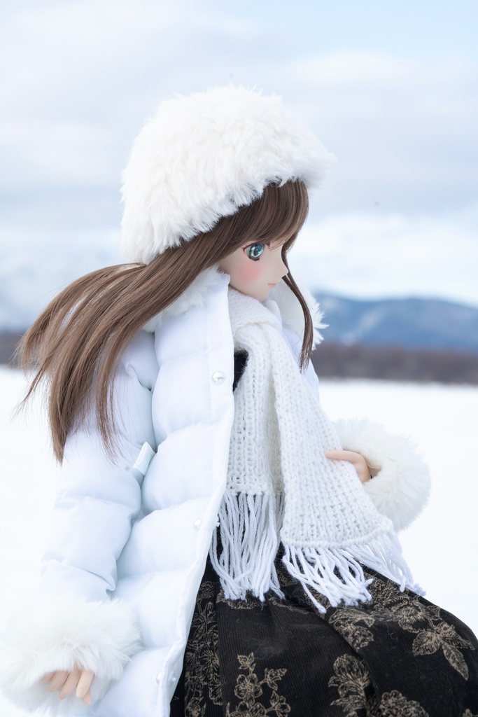 もこもこファーの帽子