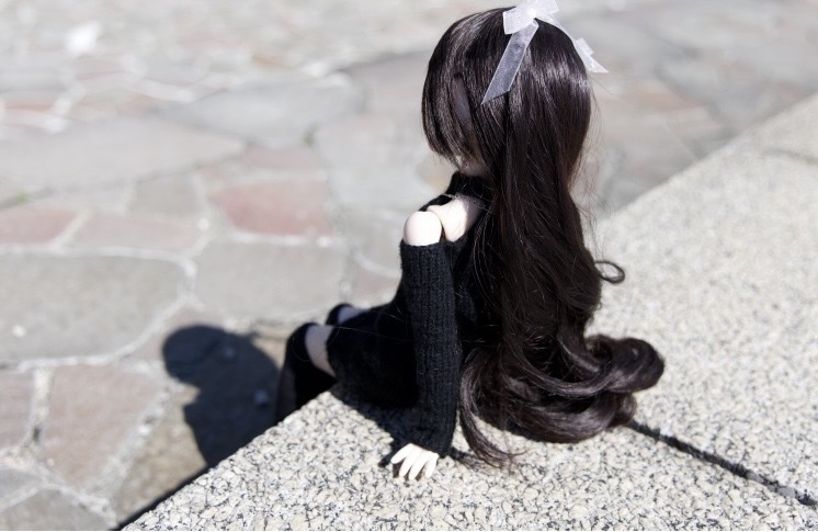 MDD リボンワンピ　ブラック