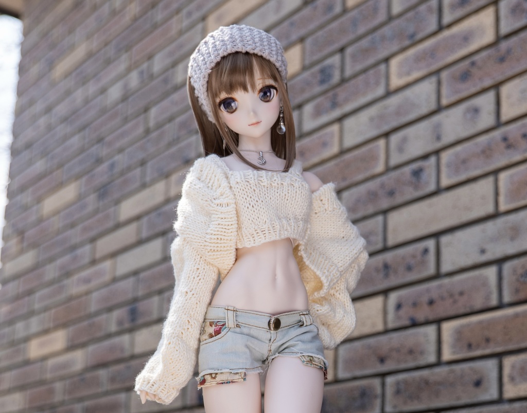 DD ショートカーディガンとキャミソールのセット