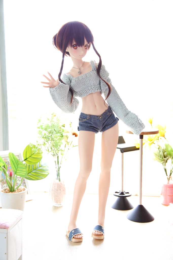  DD ショートカーデとキャミソールのセット　2色