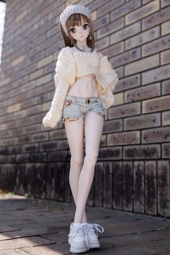 DD ショートカーディガンとキャミソールのセット