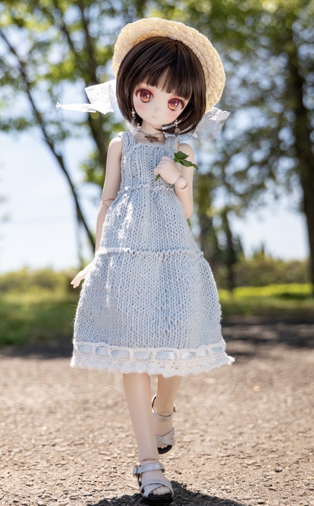 MDD サマーワンピ　水色